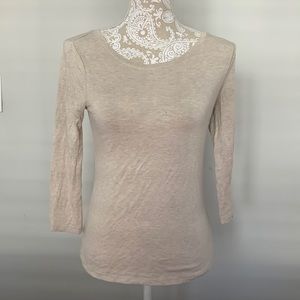 Cable & Gauge scoop neck top